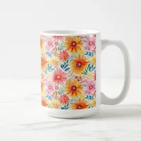 Colorful Daisies Coffee Mug