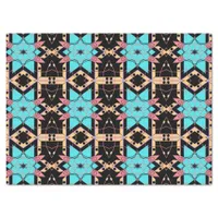 Elegant Boho Mystical Mosaic Geometric Pattern Tissue Paper