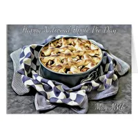 Happy Apple Pie Day Recipe Card