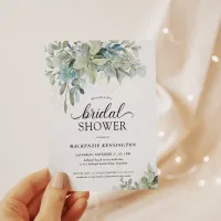 Budget Dusty Blue Eucalyptus Bridal Shower