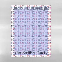 Leave a msg! Patriotic  Magnetic Dry Erase Sheet