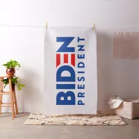 Biden for President White Text Full Yard, ZSSG Fabric