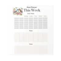 Plan Your Plate, Transform Your Week! Meal Planner Notepad