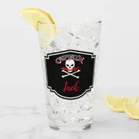 Personalized Jolly Roger (Cutlass)  Glass