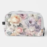 Elegant Rose Blossoms Dopp Kit