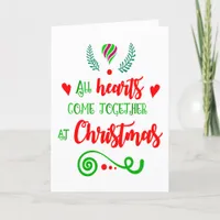 All Hearts Come Together At Christmas Holiday, ZSG Holiday Card