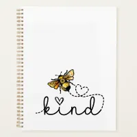 Cute & Funny Bee Kind Planner