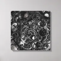 Black and White Infinity Canvas Print