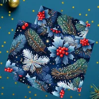 Festive Winter Foliage Magic Tissue Paper