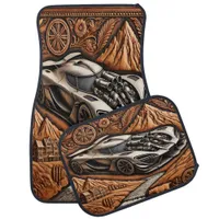 80s Muscle Car in Scenic Splendor Car Floor Mat