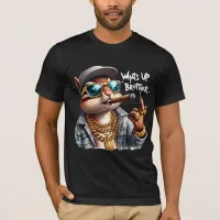 what's up brother Squirrel Smoking Cigar T-Shirt