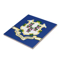 Connecticut State Flag Tile