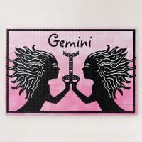 Gemini Hand  Drawn Art Horoscope Sign Zodiac Jigsaw Puzzle