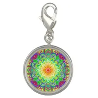 Psychedelic Zen Mandala Abstract Art Charm