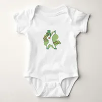 Dabbing St. Patricks Unicorn Baby Bodysuit