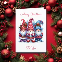 Wishing you a Festive Christmas | Holiday Gnomes