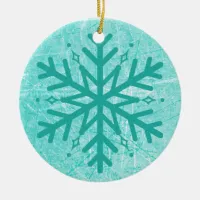 Myasthenia Gravis Snowflake Christmas  Ornament