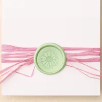 Daisy Flower Floral  Wax Seal Sticker