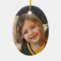 Add your Photo to this Personalized Ceramic Ornament