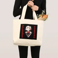 Replacement Surgeon - Evil Clown Large Tote Bag