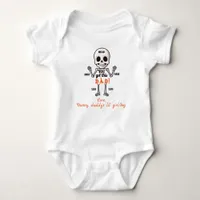 You Got This Dad Cute October Newborn Skeleton Baby Bodysuit