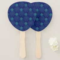 Floral Pattern Hand Fan