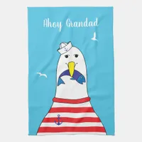 Retired Sailor Ex Mariner Seagull Character Towel