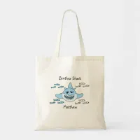 Brother Shark Personalized Beach Tote Bag