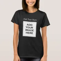 Add a Picture or Business Logo and your own text T-Shirt