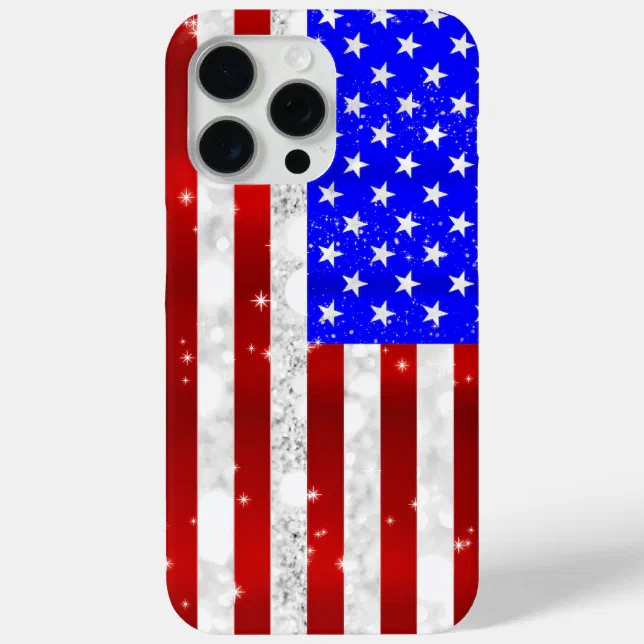 USA flag iPhone 15 Pro Max Case