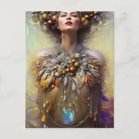 Thanksgiving Goddess Postcard