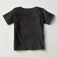 Editable Made in Georgia Stamp of Approval Baby T-Shirt