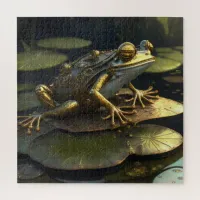 Steampunk Frog | Gothic Art Jigsaw Puzzle