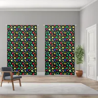 Fun Confetti Geometric Squares & Rectangles Kids  Blackout Curtains