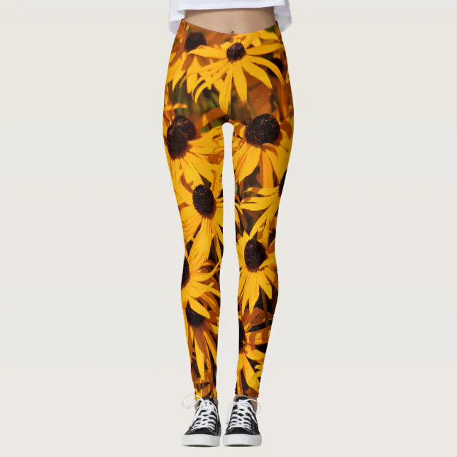 Rudbeckia Fulgida / Orange Coneflower Leggings