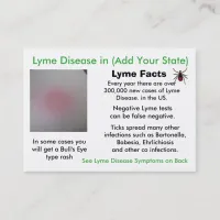 Lyme Disease in your State Information Cards