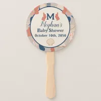 Baby on Board Nautical Baby Shower  Hand Fan