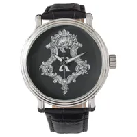 X Monogram Inital Watch