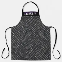 Personalized Abstract Stylish Modern Patterned Apron