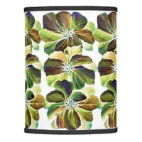 Delphinium  flowers painting lamp shade