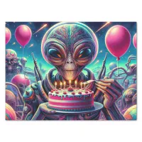 Hope Your Birthday is Out of this World | Alien Tissue Paper
