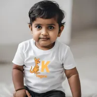 K is for Kangaroo: Bouncy Learning Adventure Toddler T-shirt