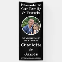 Mr And Mrs Couple Photo Black And White Welcome Banner