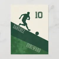 Soccer Player Postcard