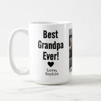 Best Grandpa Ever with Picture | Custom Text Coffe Coffee Mug