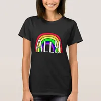 Rainbow LGBTQIA+ Ally | Pride Flag T-Shirt