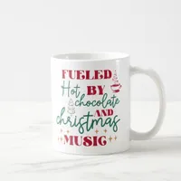 Fueled By Hot Chocolate - Christmas Coffee Mug