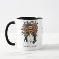 Radiant Growth: Feminine Empowerment Mug