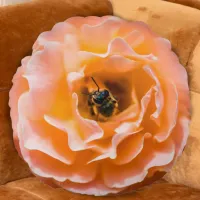 Blossom Bumble Round Pillow