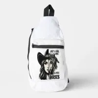 Majestic Fusion: Mother Who Loves Horses Sling Bag